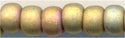 6-2035  Matte Metallic Khaki Iris 6° Seed bead