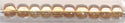 8-0234  Sparkling Metallic Gold Crystal  8° Seed bead