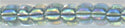 8-0263   Sea Foam Lined Crystal  8° Seed bead