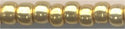 8-0557-pf   Galvanized Gold Permanent Finish  8° Seed bead