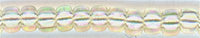 8-2442  Crystal Ivory Gold Luster  8° Seed bead