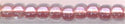 8-2601  Transparent Silver Lined Dusty Rose  8° Seed bead