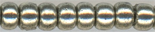 8-4221  Duracoat Galvanized Light Pewter  8° Seed bead