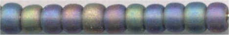 11-0152-fr    Matte Transparent Grey AB  11° Seed bead