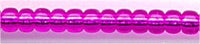 11-1340  Transparent Silver Lined Fuchsia  11° Seed bead