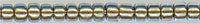 15-0992-t     Gold Lined Light Montana Blue   15° Seed bead