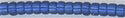15-1653  Silver Lined Smi-Frosted Dusk Blue   15° Seed bead