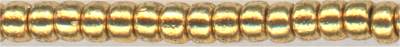 15-4203   Duracot Galvanized Yellow Gold   15° Seed bead