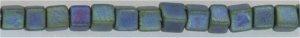 sb18-2064 1.8mm Cube Matte Metallic Blue Green Iris (tube)
