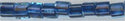 sb2-0932 2mm Cube - Dark Blue Lined Aqua (3 inch tube)