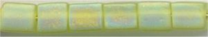 SB4-0143-FR Matte Transparent Chartreuse 4mm Cube (1 tube, approx 140)