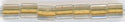 SB4-0234 4mm Cube -Sparkling Metallic Gold lined Crystal (3 inch tube)