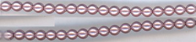 SP4-120 4mm Pearl Crystal - Powdered Rose (50)