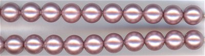 SP6-120 6mm Pearl Crystal - Powdered Rose (25)