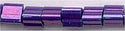 TF-0461 Metallic Royal Purple Iris Toho Triangle 11 (3 inch tube)