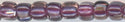 tr8-1834       Miyuki Size 8 Triangle -  Magenta Lined Amethyst