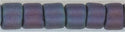 tt-0705    Matte Raku Blue Plum Iris  11 Toho Cylinder