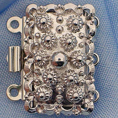 13527-03-06 Rhodium Claspgarten Clasp