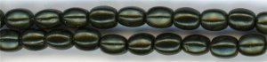 hop-007 Hunter Green 6-sided Pellet Pearl (4x6 mm)