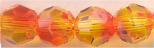5000_4_026 ROUND 4mm Swarovski - Fire Opal (10 crystals)