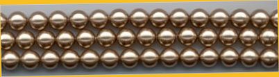 SP4-001 Pearl 4mm Swarovski - Bronze Pearls (strand of 50)