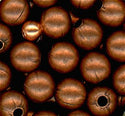 93-0401-08 -  Tierracast 3mm Round Metal Bead Antique Copper (pkg 50)