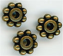 93-0407-27  -  Tierracast 6mm Beaded Spacer Brass (pkg 20)