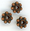 93-0421-18 - Tierracast 5mm Beaded Spacer Antique Copper (pkg 25)