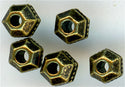 93-0422-27 - Tierracast 3mm Faceted Spacer Antique Brass (pkg 50)