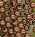 93-0802-08 -  Tierracast 2mm Round Bead, Antiqued. Antique Copper (pkg 50)