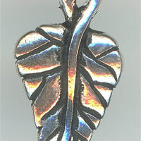 94-2010-12  Tierracast  Lvy Leaf Drop Charm Antique Silver (pkg 4)Height: 16.25mm Width: 8.25mm Loop ID: 1.25mm