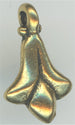 94-2189-26  Tierracast  Lily Charm Antique Gold (pkg 2)