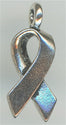 94-2216-12  Tierracast  Awareness Ribbon 16mm Antique Silver (pkg 2) Height: 17mm Width: 7.25mm Loop ID: 2mm