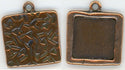 94-2262-18 Tierracast Large Square Frame Antique Copper 20mm