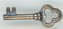 94-2270-12  Tierracast  Key Charm Antique Silver (pkg 1) Height: 22mm Width: 8.75mm Loop ID: 2mm