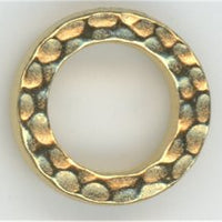 94-3085-25 Bright Gold Small Hammertone Ring (4)