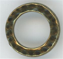 94-3086-27 Oxide Brass Medium Hammertone Ring (4)