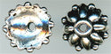 94-5569-12 - Tierracast <B>10mm Dharma Bead Cap - Antique Silver </B> (2)