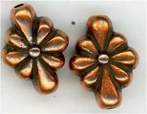 94-5573-18 -  Tierracast Joy Bead Antique Copper (pkg (4)