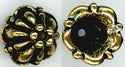 94-5576-26 - Tierracast <B>8mm Tiffany Bead Cap - Antique Gold </B> (4)