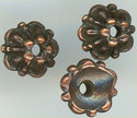 94-5578-18 - Tierracast <B>5mm Tiffany Bead Cap - Antique Copper </B> (10)