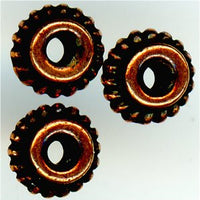 94-5583-18 -  Tierracast 5mm Coiled Bead Antique Copper(pkg 10)