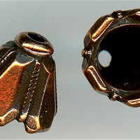 94-5604-18 - Tierracast <B>Faceted Cone - Antique Copper </B> (2)