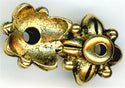 94-5608-26 - Tierracast <B>8mm Leaf Bead Cap - Antique Gold </B> (4)