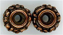 94-5647-18 -  Tierracast Meadow Bead Antique Copper (pkg 10)