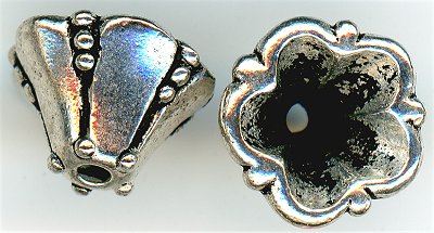 94-5665-12 - Tierracast <B>Medium Bellflower - Antique Silver </B> (2)