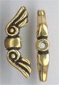 94-5674-26 Antique Gold 7mm x 21mm Angel Wing(pkg 4)