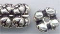 94-5675-12 Antique Silver 5mm 4-Flower Rondelle (pkg 10)