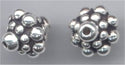 94-5677-12 Antique Silver 8mm Pamada Bead (pkg 5)