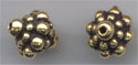 94-5677-26 Antique Gold 8mm Pamada Bead (pkg 5)